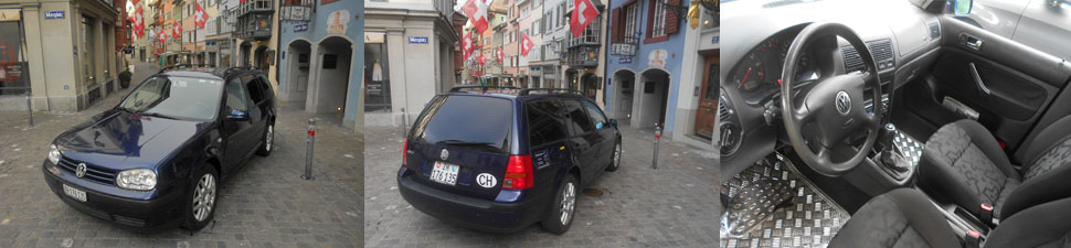 VW Golf IV Kombi blau